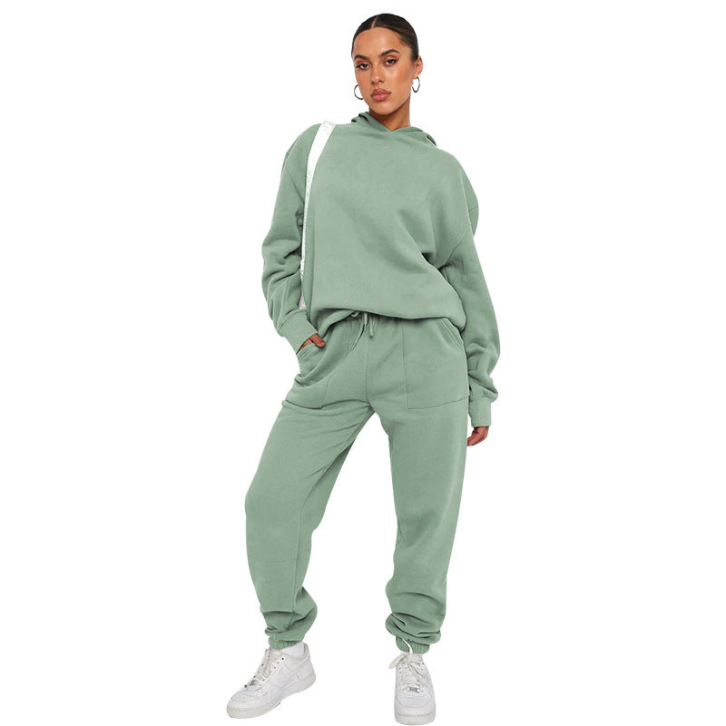 Hoodie- und Jogginganzug-Set – Mit Kapuze – Zweiteilig – Jogginganzug – Trainingsanzug für Damen