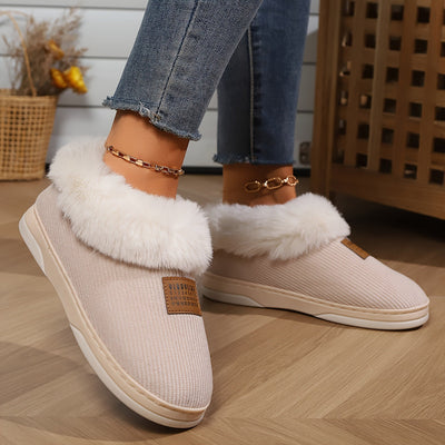 Binnenslippers – Warme, flauschige Hausschuhe für Damen für den Winter