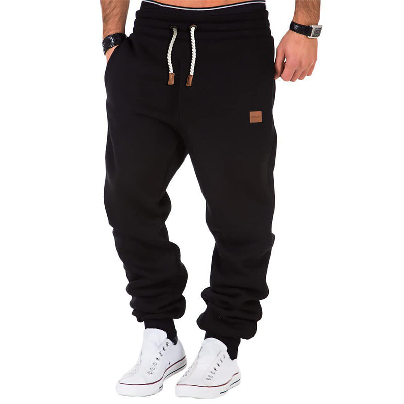 Herren-Jogginghosen – Kordelzug – Elastischer Bund – Sweathosen – Herren-Loungehosen