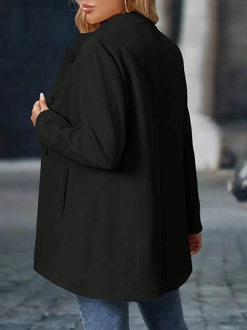Woll-Trenchcoat – Stilvoller, mittellanger Wollmantel für Damen