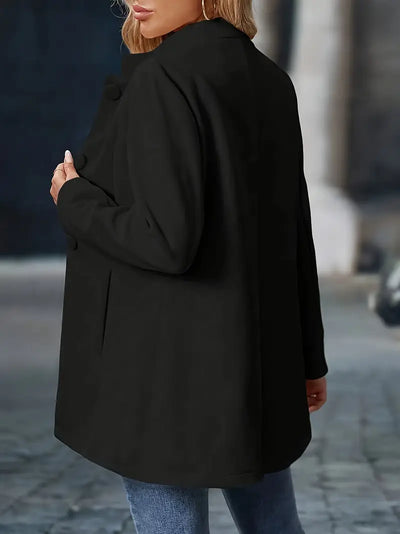 Woll-Trenchcoat – Stilvoller, mittellanger Wollmantel für Damen