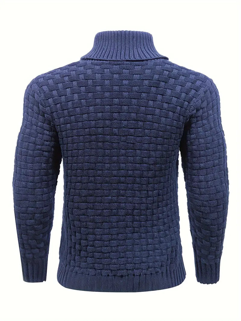 Strickpullover | Rollkragenpullover | Grobstrick | Strickpullover | Herrenbekleidung