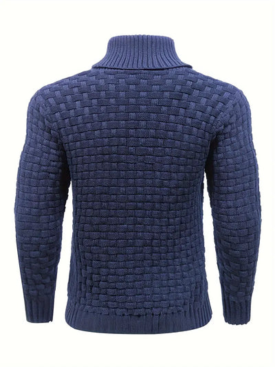 Strickpullover | Rollkragenpullover | Grobstrick | Strickpullover | Herrenbekleidung