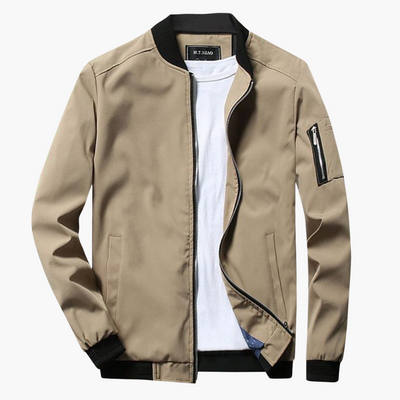 Bomberjacke | Reißverschluss | Winddicht | Herbstjacke | Herrenjacke