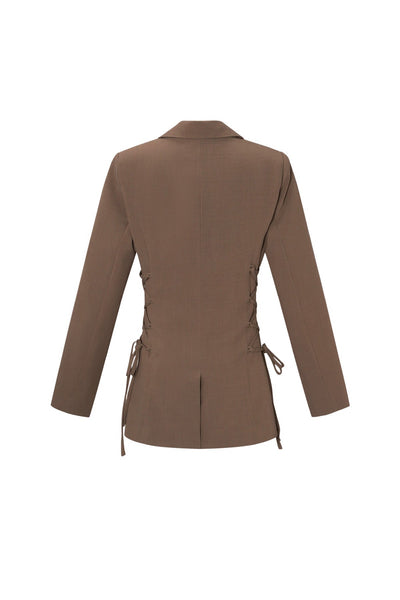 Damenanzug | Taillengürtel | Weites Bein | Blazer-Set | Kombi-Set