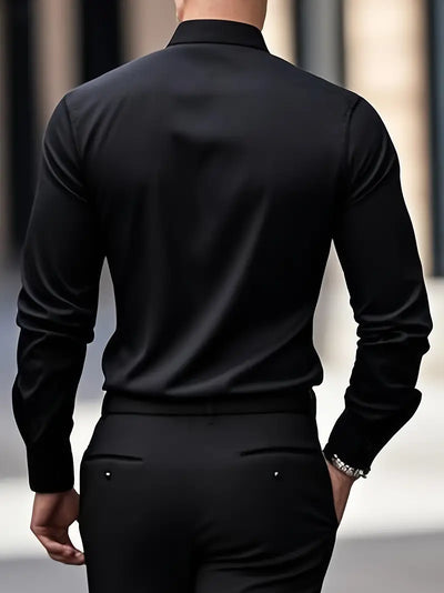 Bügelfreies Hemd | Knitterfrei | Slim Fit | Button-Up Hemd | Herrenhemden