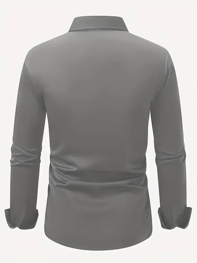 Bügelfreies Hemd | Knitterfrei | Slim Fit | Button-Up Hemd | Herrenhemden