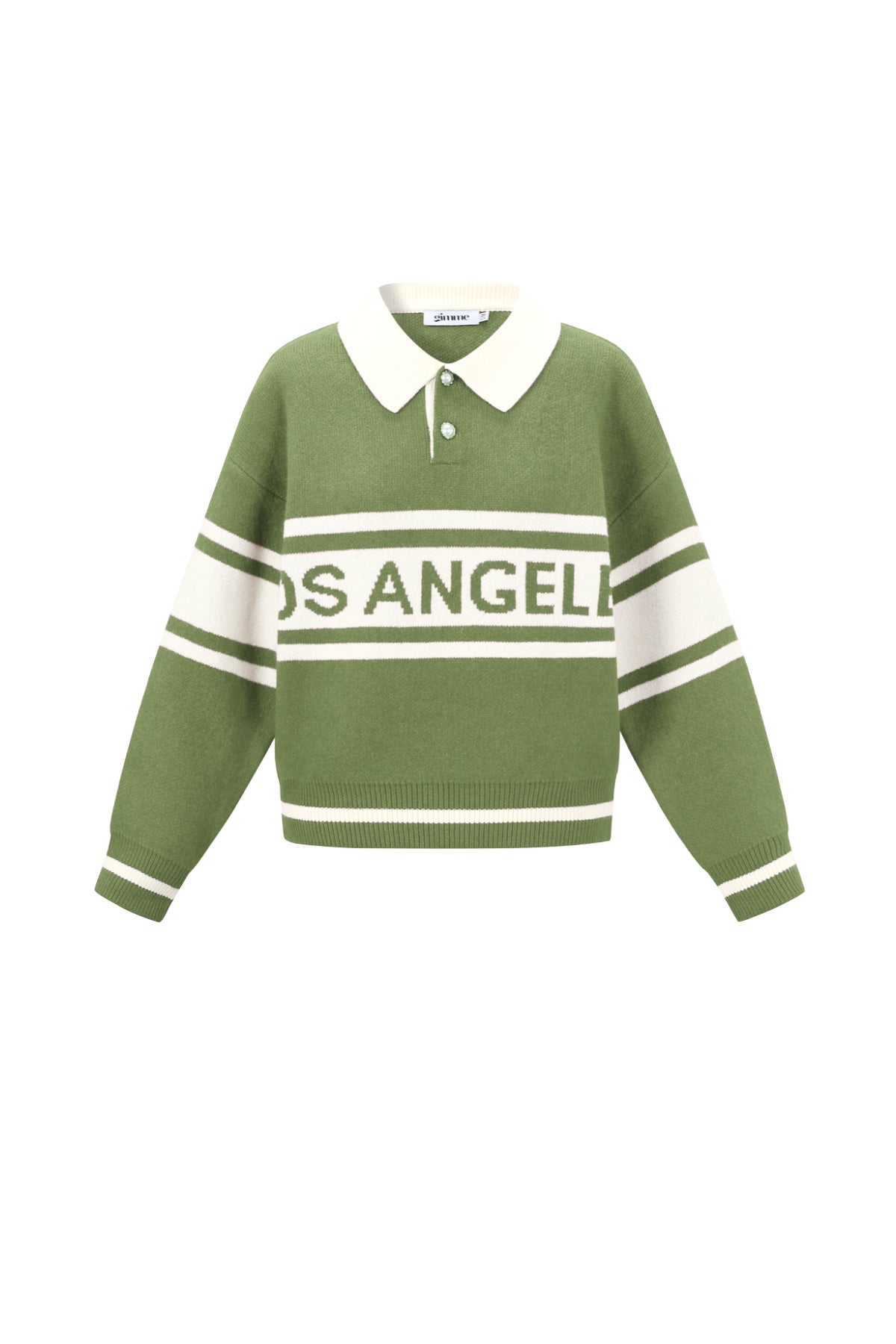 Polo Pullover - Los Angeles - mit Kragen - Strickpullover - Damenstrickwaren