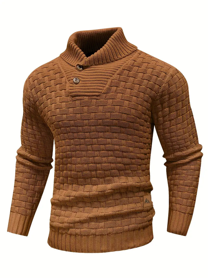 Strickpullover | Rollkragenpullover | Grobstrick | Strickpullover | Herrenbekleidung