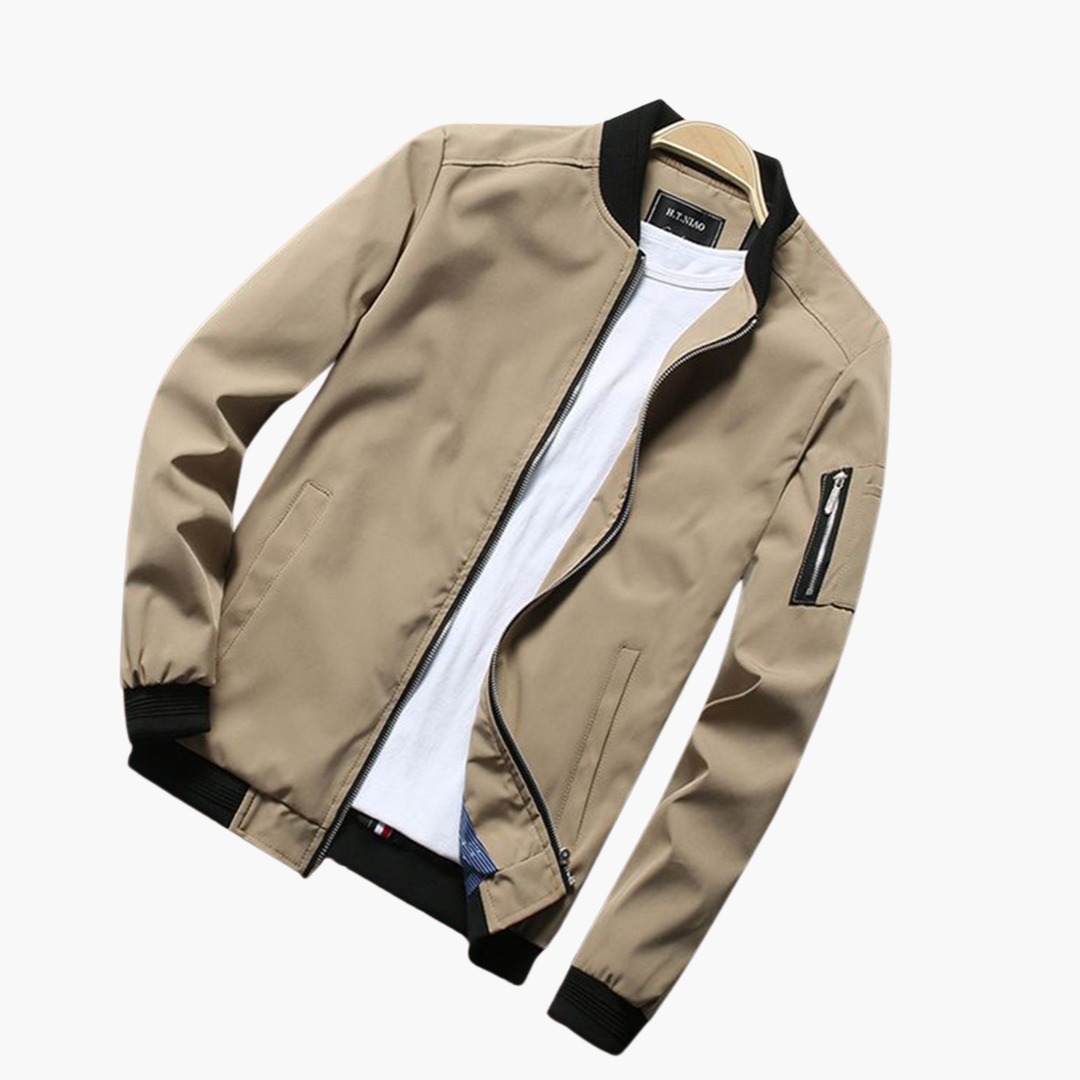 Bomberjacke | Reißverschluss | Winddicht | Herbstjacke | Herrenjacke