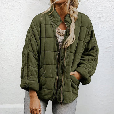Steppjacke | Gefüttert | Herbst | Übergroße Jacke | Damenjacke
