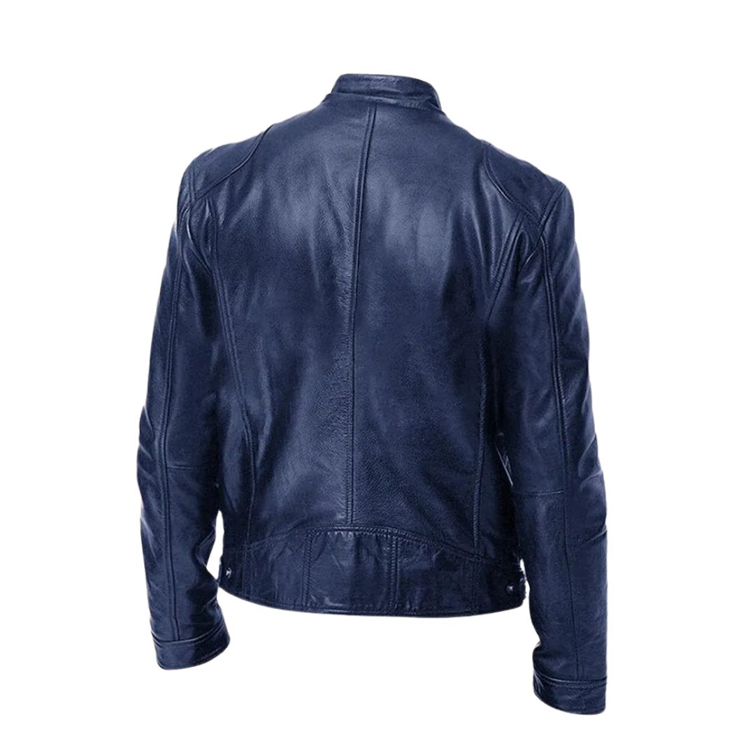 Lederjacke | Kunstleder | Kunstleder | Bikerjacke | Herren Lederjacke