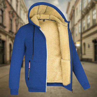 Fleece Hoodie Jacke - Winter - Warm - Zip-Up Hoodie - Herren Hoodie