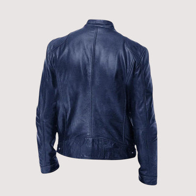 Kunstlederjacke - Regular Fit - Veganes Leder - Bikerjacke - Lederjacke für Männer