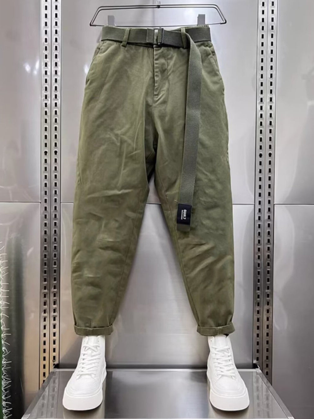 Baggy Pants | Slouchy | Gürtel | Loose Fit Pants | Herrenhosen