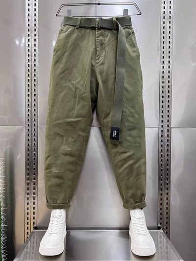 Baggy Pants | Slouchy | Gürtel | Loose Fit Pants | Herrenhosen