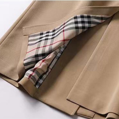 Lange Trenchcoat | Riem | Dubbelrijig | Herfstjas | Dames trenchcoat