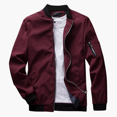 Bomberjacke | Reißverschluss | Winddicht | Herbstjacke | Herrenjacke