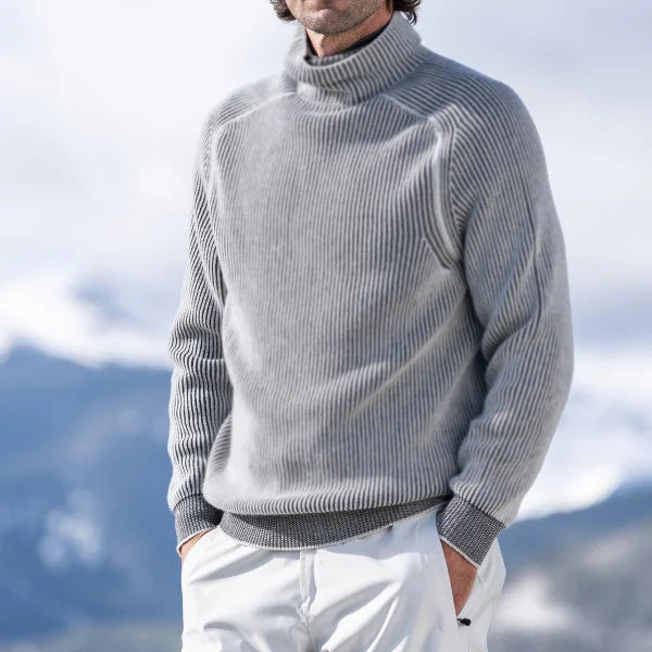 Rollkragenpullover | Rippstrick | Rollkragenpullover | Winterpullover | Herren-Strickpullover
