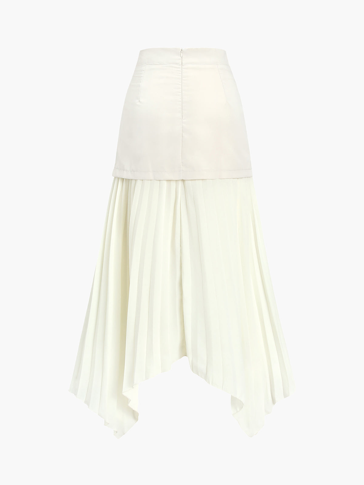Plisseerock – asymmetrisch – hoher Bund – Midirock – Plisseerock