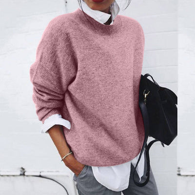 Strickpullover – Oversized-Pullover aus Wolle für Damen