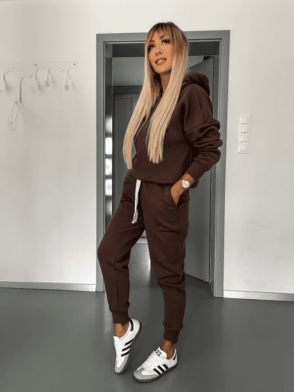 Kapuzenpullover und Jogginghose | Bequem | Kordelzug | Jogging-Sets | Jogging-Sets für Damen