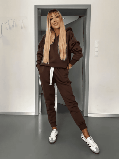 Kapuzenpullover und Jogginghose | Bequem | Kordelzug | Jogging-Sets | Jogging-Sets für Damen