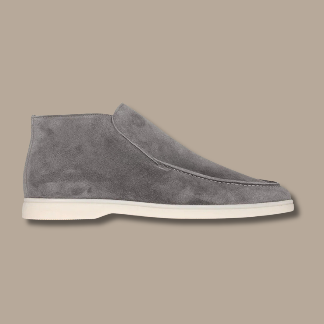 Balmiso SpringFlair | Wildleder Loafers-Fashion Peak-Wildleder - Grau-38-Fashion Peak