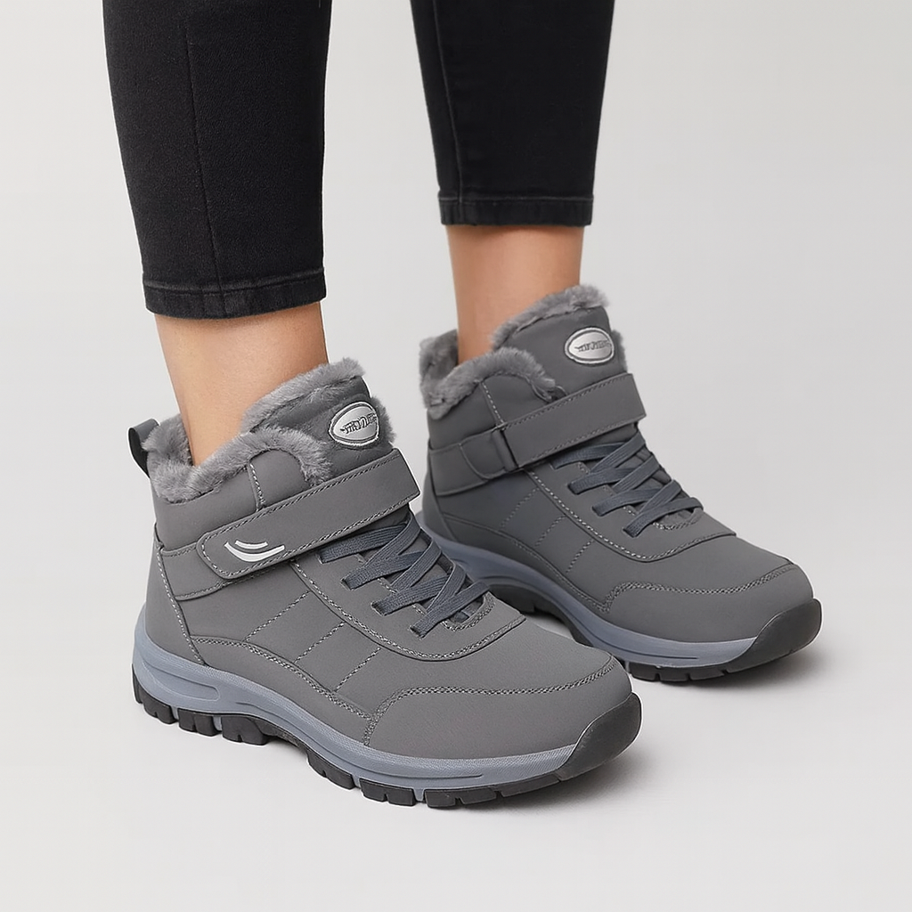 Wintersneakers – mit Fell gefüttert – rutschfest – Winterschuhe – Winterstiefel für Damen