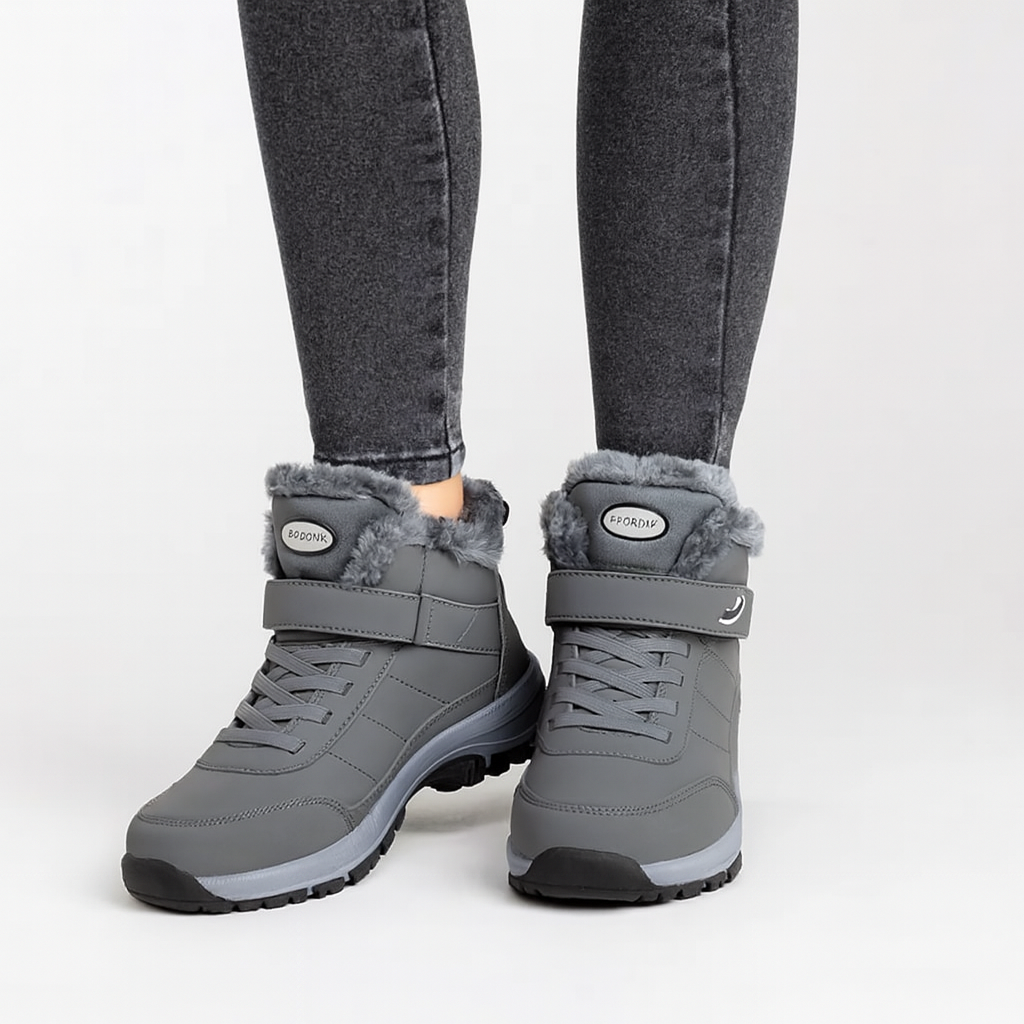 Wintersneakers – mit Fell gefüttert – rutschfest – Winterschuhe – Winterstiefel für Damen