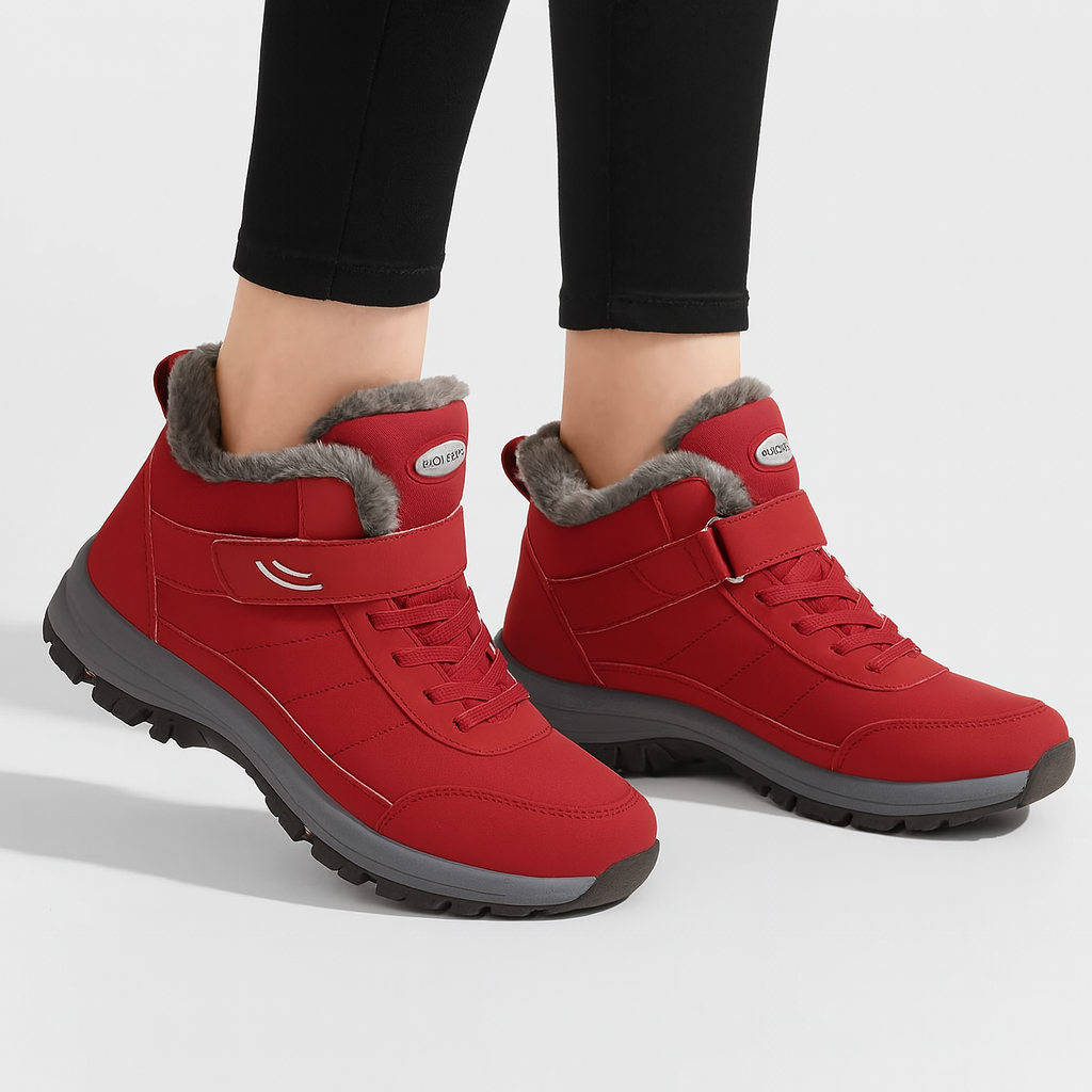 Wintersneakers – mit Fell gefüttert – rutschfest – Winterschuhe – Winterstiefel für Damen