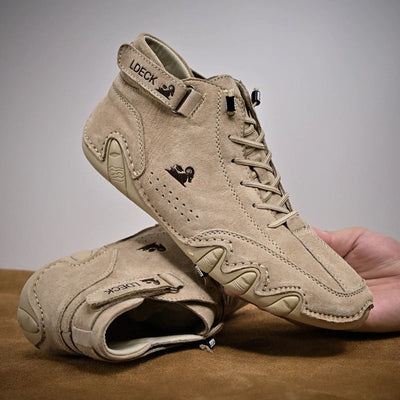 ClassyMan Schuhe für Männer-Fashion Peak-Beige-38-Fashion Peak