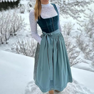 Dirndl | Traditionell | Blau | Dirndlkleid | Dirndl Oktoberfest