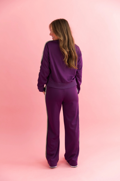 Dames trainingspak | Ritssluiting | Gestreepte | Joggingpak | Co-Ord sets Dames-Boetiek Moda