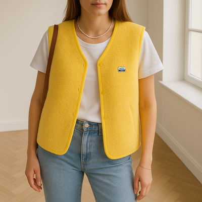 Damesvest | Mouwloos | Bodywarmer | Fleecevest | Damesgilet-Boetiek Moda