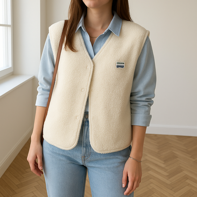 Damesvest | Mouwloos | Bodywarmer | Fleecevest | Damesgilet-Boetiek Moda