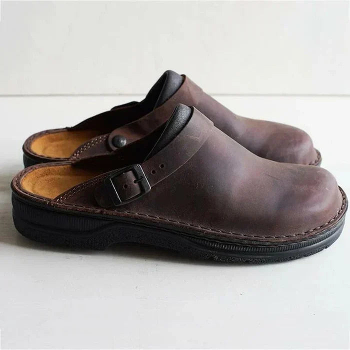 Clogs | Bequem | Slipper | Lederslipper | Herrenschuhe