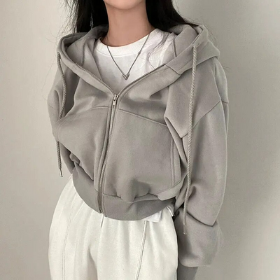 Damen Hoodie | Bequem | Übergröße | Zipper Hoodie | Damen Zip-Up Hoodies