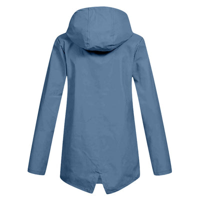 Parka-Jacke – Winddichte Damenjacke mit Kapuze und mittlerer Länge für den Herbst