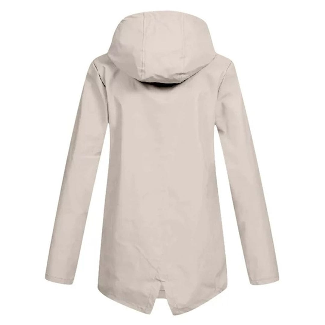 Parka-Jacke – Winddichte Damenjacke mit Kapuze und mittlerer Länge für den Herbst