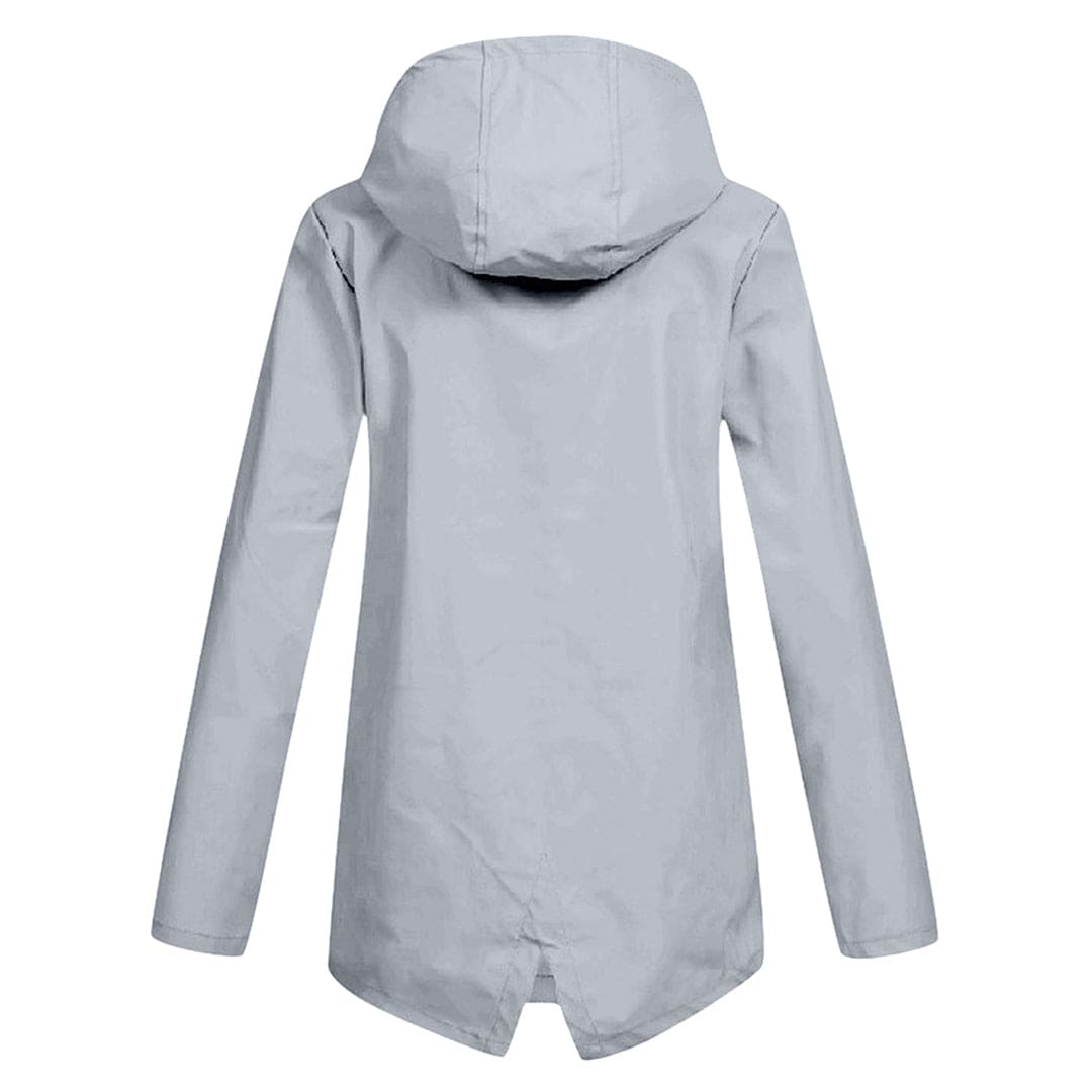 Parka-Jacke – Winddichte Damenjacke mit Kapuze und mittlerer Länge für den Herbst
