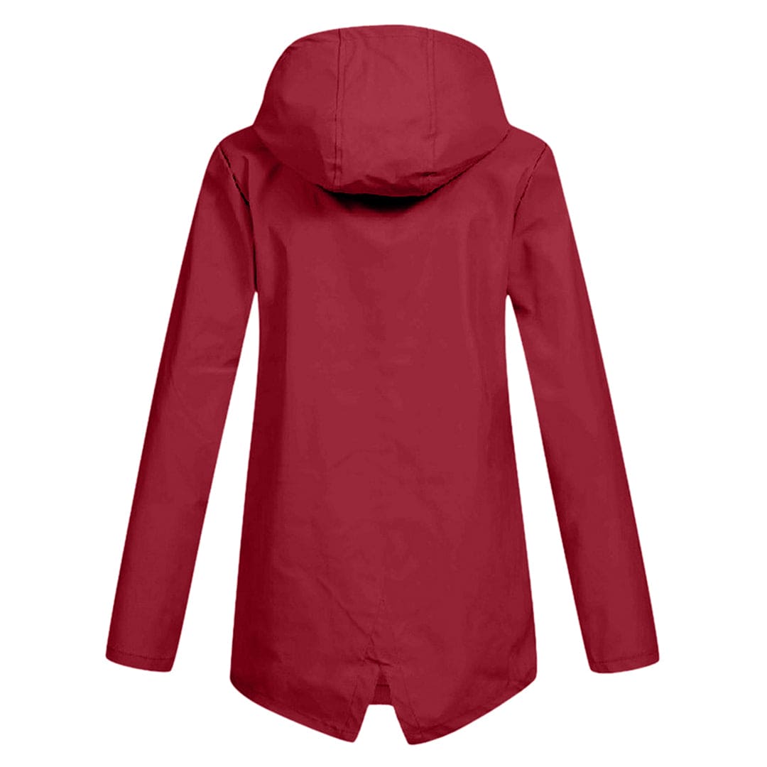 Parka-Jacke – Winddichte Damenjacke mit Kapuze und mittlerer Länge für den Herbst