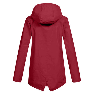 Parka-Jacke – Winddichte Damenjacke mit Kapuze und mittlerer Länge für den Herbst