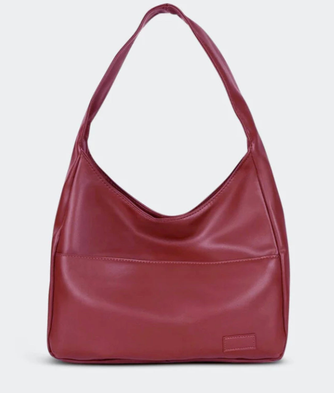 Leder-Hobo-Handtasche – veganes Leder – für jeden Tag – Hobo-Tasche – Umhängetasche