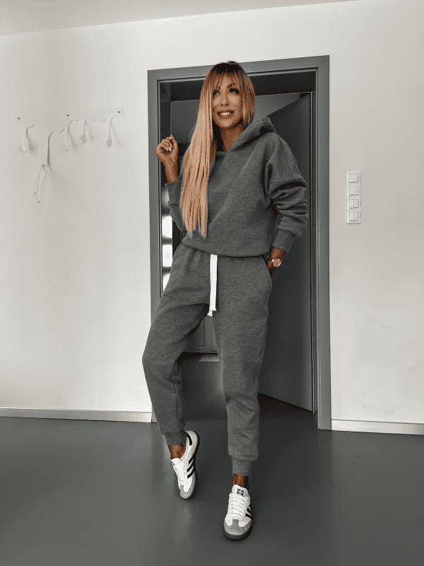 Kapuzenpullover und Jogginghose | Bequem | Kordelzug | Jogging-Sets | Jogging-Sets für Damen