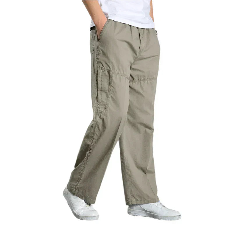 Cargohosen | Gerades Bein | Baumwolle | Locker sitzende Hosen | Herrenbekleidung