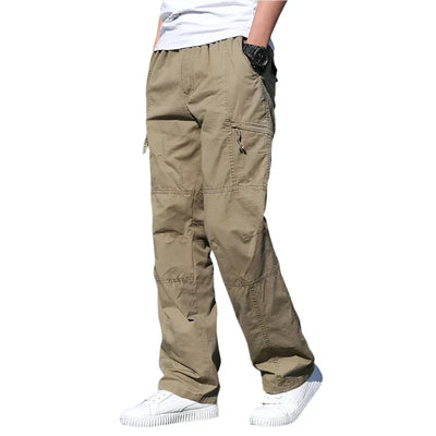 Cargohosen | Gerades Bein | Baumwolle | Locker sitzende Hosen | Herrenbekleidung