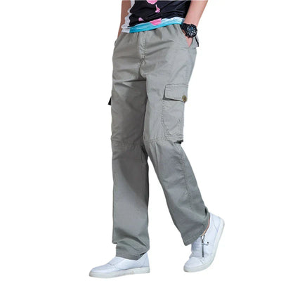 Cargohosen | Gerades Bein | Baumwolle | Locker sitzende Hosen | Herrenbekleidung