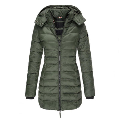 Winterjacke | Kapuze | Wattiert | Daunenjacke | Damen Wintermantel