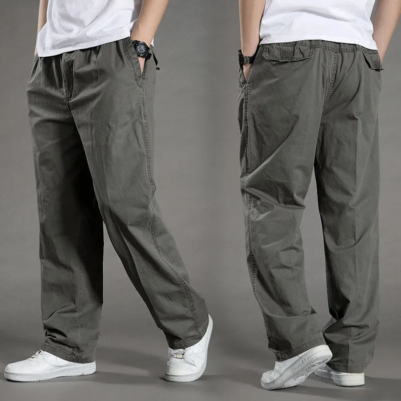 Cargohosen | Gerades Bein | Baumwolle | Locker sitzende Hosen | Herrenbekleidung